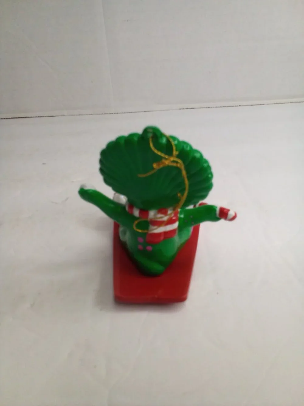 Baby Bop Sledding Christmas Ornament Plastic Barney 2000 Lyons Partnership